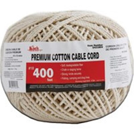 Koch Industries 5421804 Cable Cord Cotton Nat No.18 x 400 ft. 2982049